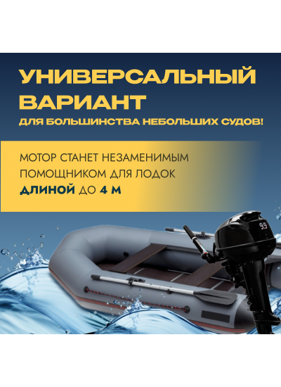 Лодочный мотор BarrakuDA HD9.9FHS
