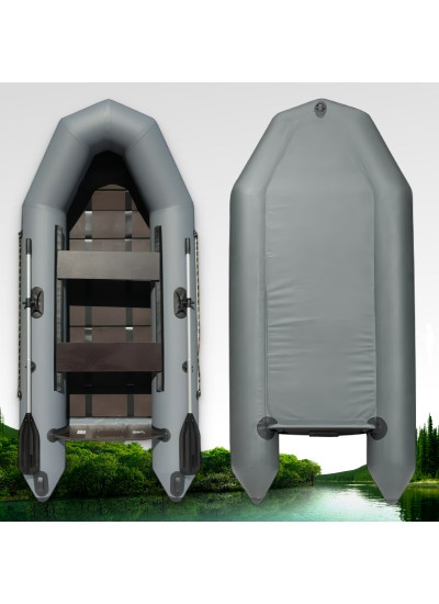 Лодка ПВХ BarrakuDA BR-2700P (серый)
