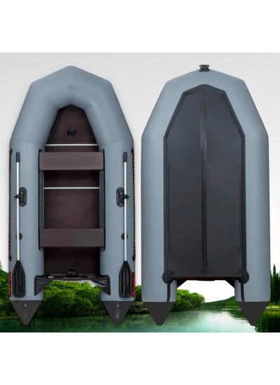 Лодка ПВХ BarrakuDA BR-2900 Киль (серый)