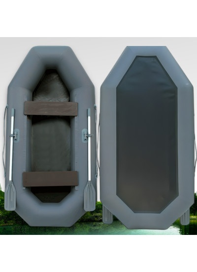 Лодка ПВХ BarrakuDA BR-2400 (серый)