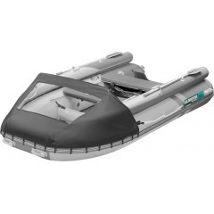 Лодка ПВХ GLADIATOR E380X (светло-темно-серый)