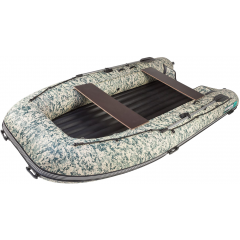 Лодка ПВХ GLADIATOR E420S (цифровой камуфляж)