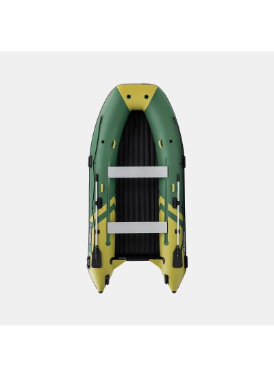 Лодка ПВХ GLADIATOR E380PRO (зелено-оливковый)