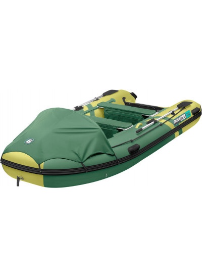 Лодка ПВХ GLADIATOR E380PRO (зелено-оливковый)