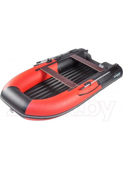 Лодка ПВХ GLADIATOR E330S нднд (красный/черный)