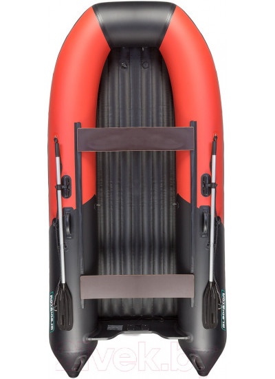 Лодка ПВХ GLADIATOR E330S нднд (красный/черный)