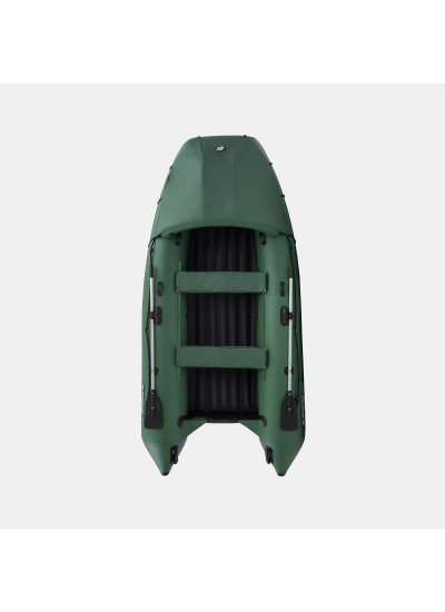 Лодка ПВХ GLADIATOR E350PRO (зеленый)