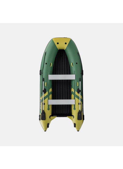 Лодка ПВХ GLADIATOR E380PRO (зелено-оливковый)