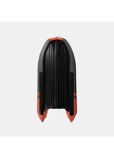 Лодка ПВХ GLADIATOR E380PRO (оранжевый/темно-серый)