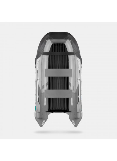 Лодка ПВХ GLADIATOR E380X (светло-темно-серый)