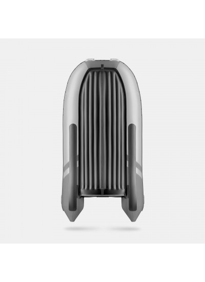 Лодка ПВХ GLADIATOR E380X (светло-темно-серый)