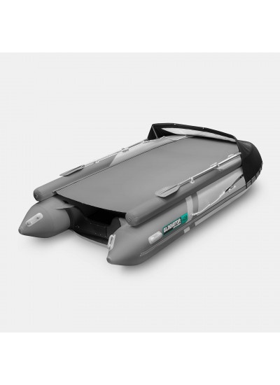 Лодка ПВХ GLADIATOR E420X (светло-серый/темно-серый)