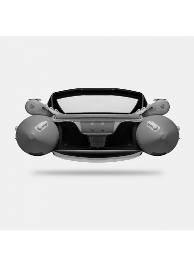 Лодка ПВХ GLADIATOR E420X (светло-серый/темно-серый)