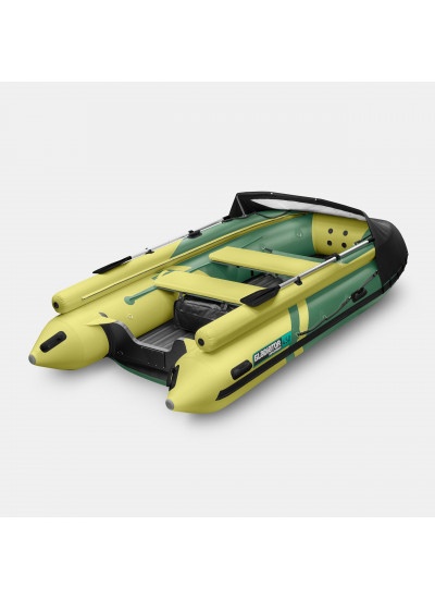 Лодка ПВХ GLADIATOR E450X (зеленый/оливковый)