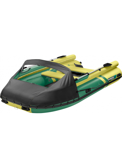 Лодка ПВХ GLADIATOR E450X (зеленый/оливковый)