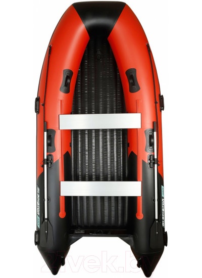 Лодка ПВХ GLADIATOR E350PRO нднд (красный/черный)