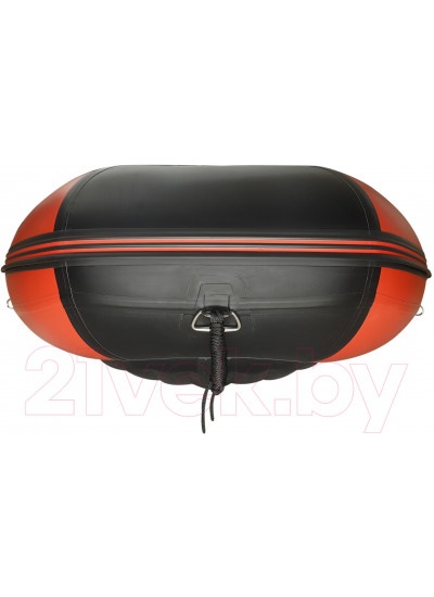 Лодка ПВХ GLADIATOR E350PRO нднд (красный/черный)