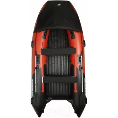 Лодка ПВХ GLADIATOR E350PRO нднд (красный/черный)