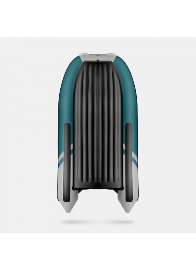 Лодка ПВХ GLADIATOR E420S (морской зеленый/белый)