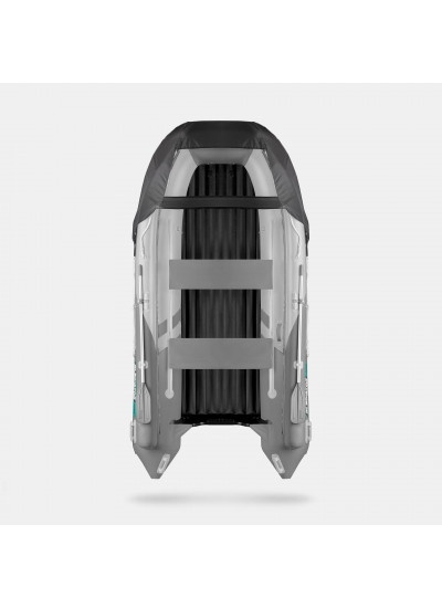 Лодка ПВХ GLADIATOR E380X (светло-темно-серый)
