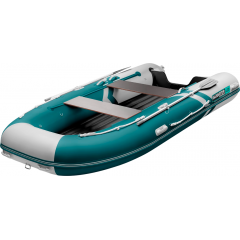 Лодка ПВХ GLADIATOR E420S (морской зеленый/белый)