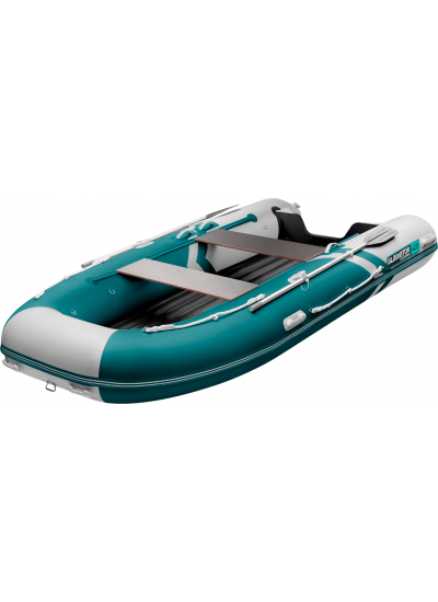 Лодка ПВХ GLADIATOR E420S (морской зеленый/белый)