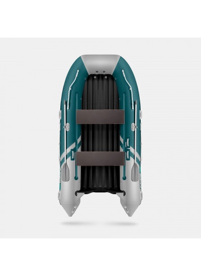 Лодка ПВХ GLADIATOR E420S (морской зеленый/белый)