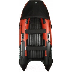 Лодка ПВХ GLADIATOR E420PRO нднд (красный/черный)