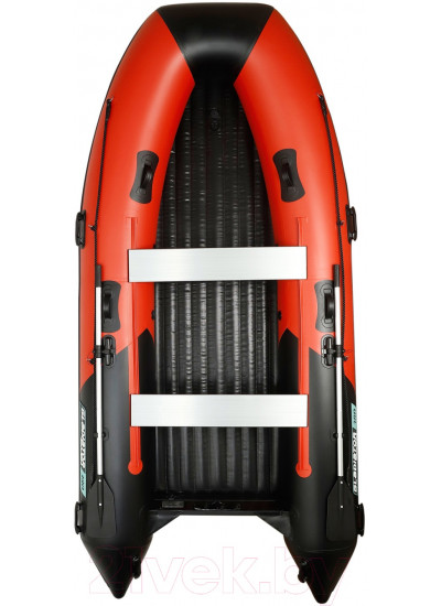 Лодка ПВХ GLADIATOR E420PRO нднд (красный/черный)