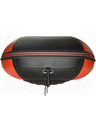 Лодка ПВХ GLADIATOR E420PRO нднд (красный/черный)