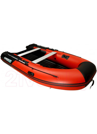Лодка ПВХ GLADIATOR E420PRO нднд (красный/черный)