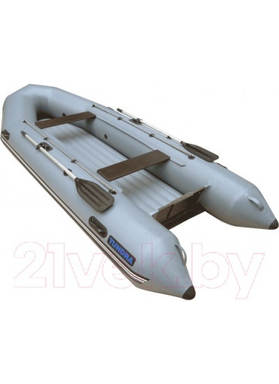 Лодка ПВХ Leader Boats Тундра-380 / 0054381 (серый)