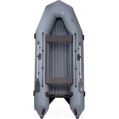 Лодка ПВХ Leader Boats Тундра-380 / 0054381 (серый)