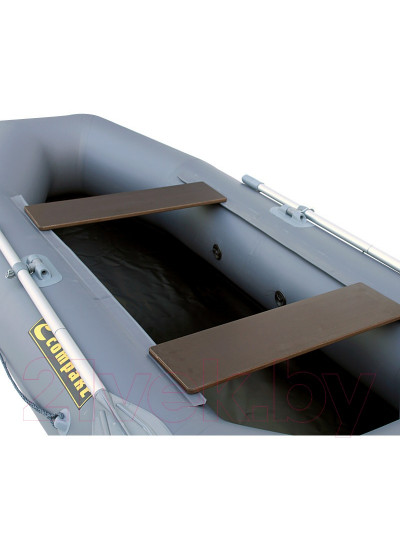 Лодка ПВХ Leader Boats Компакт-260 / 4112022 (серый)