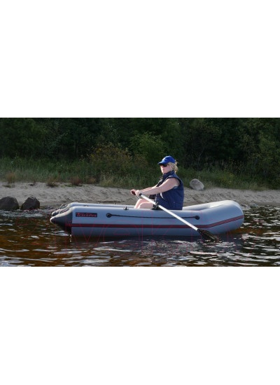 Лодка ПВХ Leader Boats Тайга-280-М / 3512021 (серый)