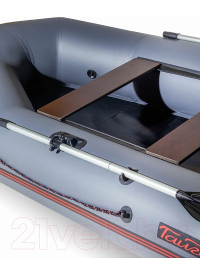 Лодка ПВХ Leader Boats Тайга-290-М / 2912021 (серый)