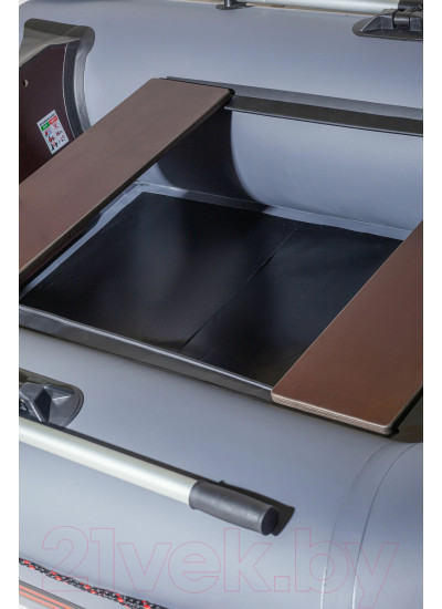 Лодка ПВХ Leader Boats Тайга-290-М / 2912021 (серый)