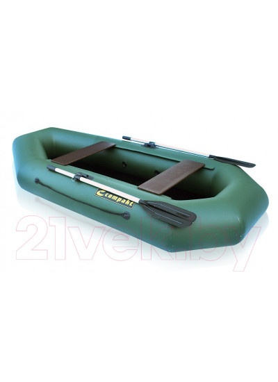 Лодка ПВХ Leader Boats Компакт-280 ФС / 4222022 (зеленый)