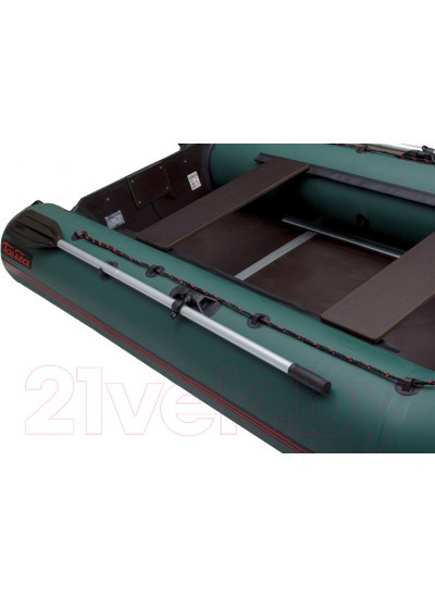 Лодка ПВХ Leader Boats Тайга-340 киль / 0062872 (зеленый)