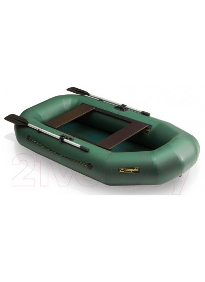 Лодка ПВХ Leader Boats Компакт-255 / 0055332 (зеленый)