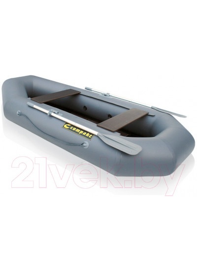 Лодка ПВХ Leader Boats Компакт-280 ФС / 4232022 (серый)