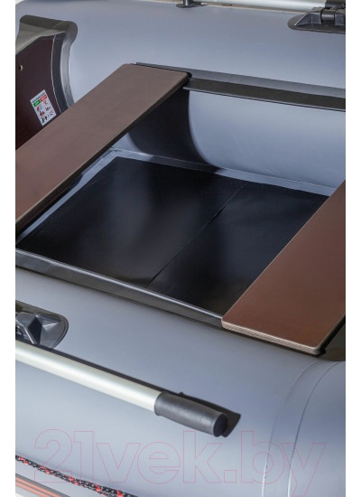 Лодка ПВХ Leader Boats Тайга-290-М / 2912021 (серый)