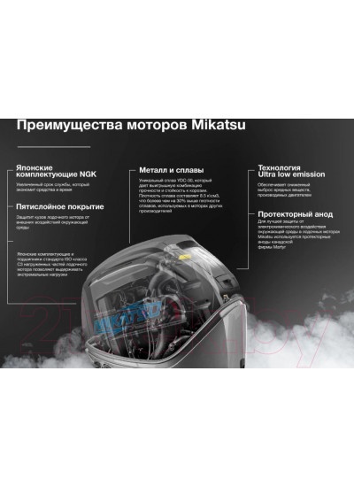 Лодочный мотор Mikatsu M9.9FHS Light