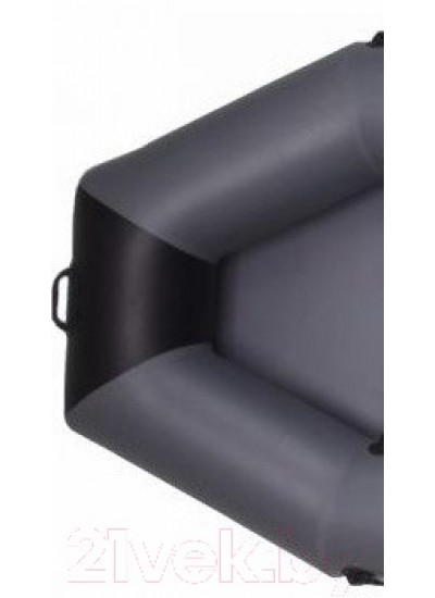 Лодка ПВХ Vivax К250 с ковриком-сланью (без киля, серый/черный)