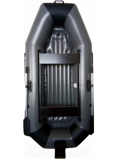 Лодка ПВХ Vivax К280Т НДНД (без киля, серый/черный)