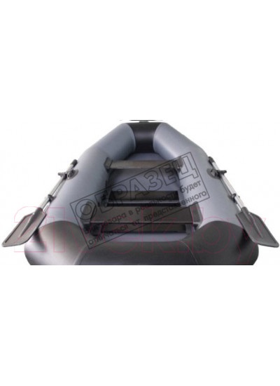 Лодка ПВХ Vivax К250 c полом-книгой (без киля, серый/черный)