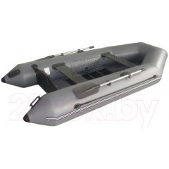 Лодка ПВХ Vivax Т330 с ковриком-сланью (без киля, серый/черный)