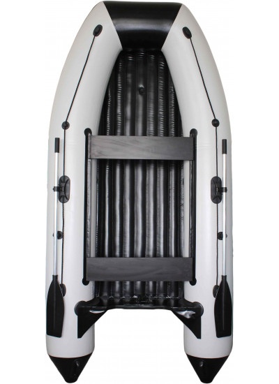 Лодка ПВХ Vivax Т380Р НДНД (с килем, серый/черный)