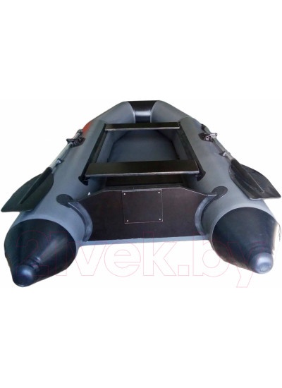 Лодка ПВХ Vivax Т280 с ковриком-сланью (без киля, серый/черный)