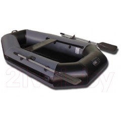 Лодка ПВХ Vivax К220 с полом-книгой (без киля, серый/черный)